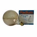 Radium Globe Glühbirne G120 60W E27 230V Rauchtopas...