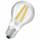 6 x Osram LED Filament A60 Birne 5W = 75W E27 klar 1055lm Warmweiß 3000K ultra effizient