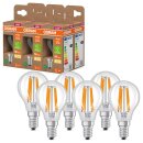 6 x Osram LED Filament P45 Tropfen 2,2W = 40W E14 klar...