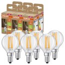 6 x Osram LED Filament Tropfen 2,5W = 40W E14 klar 470lm...