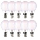 10 x LightMe LED Filament Leuchtmittel Tropfen 4W = 40W...