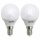 10 x LightMe LED Leuchtmittel Tropfen 3W = 25W E14 matt 255lm warmweiß 2700K 270°