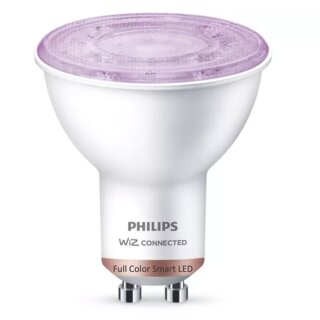 Philips WiZ Smart LED Reflektor PAR16 4,7W = 50W GU10 345lm RGBW 2200K - 6500K Dimmbar App Google Alexa Apple WiFi