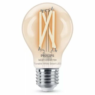 Philips WiZ Smart LED A60 Birne 7W = 60W E27 klar 806lm CCT 2700K - 6500K App Google Alexa Apple WiFi