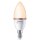 Philips WiZ Smart LED Kerze 4,9W = 40W E14 matt 470lm CCT 2700K - 6500K Dimmbar App Google Alexa Apple WiFi