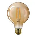 Philips LED Filament G95 Globe 3,1W = 25W E27 Gold...