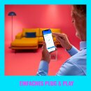 WiZ LED Smart Tischleuchte Squire Weiß 9W 620lm RGBTW 2200-6500K Dimmbar App Google Alexa WiFi Bluetooth