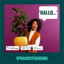 WiZ LED Smart Tischleuchte Squire Weiß 9W 620lm RGBTW 2200-6500K Dimmbar App Google Alexa WiFi Bluetooth