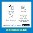 WiZ LED Smart Tischleuchte Squire Weiß 9W 620lm RGBTW 2200-6500K Dimmbar App Google Alexa WiFi Bluetooth