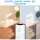 WiZ LED Smart Tischleuchte Squire Weiß 9W 620lm RGBTW 2200-6500K Dimmbar App Google Alexa WiFi Bluetooth