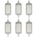 6 x LightMe LED Leuchtmittel Stabform 118mm 10W R7s 810lm...