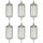 6 x LightMe LED Leuchtmittel Stabform 118mm 10W R7s 810lm warmweiß 3000K 240°