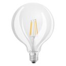 6 x Ledvance LED Filament G125 Globe 7W = 60W E27 klar...