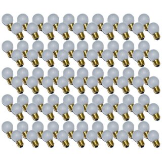 100 x Glühbirne Tropfen 7W E27 MATT Glühlampe 7 Watt Glühbirnen Glühlampen