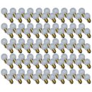 100 x Glühbirne Tropfen 7W E27 MATT Glühlampe 7...