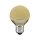 Paulmann LED Leuchtmittel Miniglobe G60 2,3W E27 Eiskristall Bernstein 91lm warmweiß 2800K