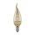Paulmann LED Cosylight Windstoßkerze 1,4W E14 Gold warmweiß 2900K