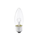 100 x Glühbirne Kerze 25W E27 klar Glühlampe 25 Watt Glühbirnen Glühlampen