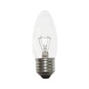 100 x Glühbirne Kerze 25W E27 klar Glühlampe 25 Watt Glühbirnen Glühlampen