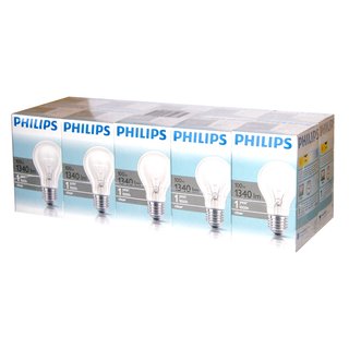 10 x Philips Glühbirne 100W klar E27 Glühlampe Glühbirnen Glühlampen 100 Watt