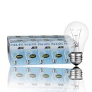 50 x Philips Glühbirne 60W E27 klar Glühlampe 60 Watt Glühbirnen Glühlampen