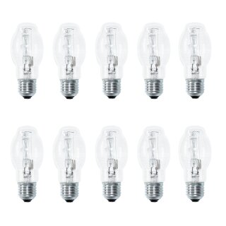 10 x OSRAM Halogen Halolux BT 100W E27 klar 64476 Superstar Glühbirne