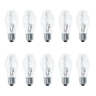 10 x OSRAM Halogen Halolux BT 100W E27 klar 64476 Superstar Glühbirne