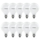 10 x Paulmann LED Leuchtmittel Quality Globe G80 7W E27...