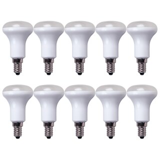 10 x LED Leuchtmittel Reflektor R50 5W fast 40W E14 Matt...