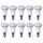 10 x LED Leuchtmittel Reflektor R50 5W fast 40W E14 Matt flood 120° warmweiß 2700K