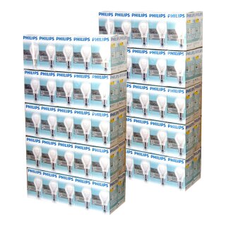 100 x Philips Glühbirne 100W klar E27 Glühlampe...