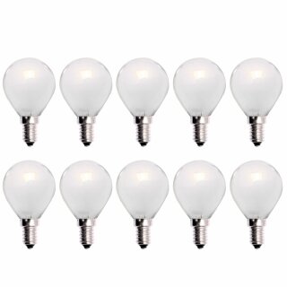 10 x Glühbirne Tropfen 40W E14 MATT Glühlampe 40 Watt Glühbirnen Glühlampen