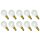 10 x Glühbirne Tropfen 40W E14 MATT Glühlampe 40 Watt Glühbirnen Glühlampen