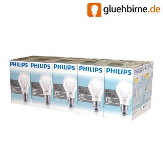 10 x PHILIPS Glühbirne 40W klar E27 Glühlampe 40 Watt Glühbirnen Glühlampen