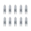 10 x Paulmann Halogen Stiftsockel mit Axialwendel GY6,35 35W Matt Satin 12V 12mm