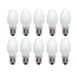 10 x PHILIPS Halogen 100W E27 OPAL matt HalogenA...