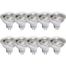 10 x LED Premium Glas Reflektor GU5,3 5W 350lm...