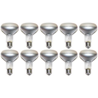 10 x Reflektor Glühbirne R80 60W E27 Glühlampe 60 Watt Glühbirnen Glühlampen