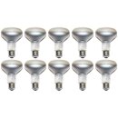 10 x Reflektor Glühbirne R80 60W E27 Glühlampe 60 Watt Glühbirnen Glühlampen