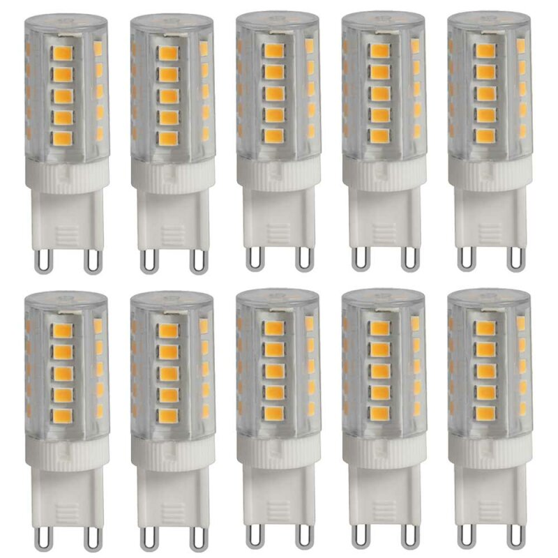 Elinkume 10x G9 Leuchtmittel Kaltweiß 5Watt LED Lampe Stecklampe Sparlampe 230V 