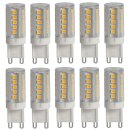 10 x LED Leuchtmittel G9 3,5W 400lm 230V warmweiß...