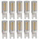 10 x LED Leuchtmittel G9 3,5W 400lm 230V warmweiß...