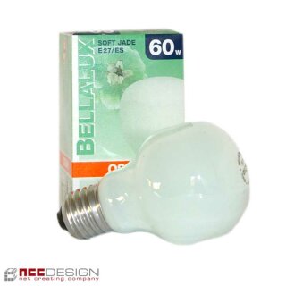 1 x OSRAM Softone Soft Jade 60W E27 Bella Glühbirne Glühlampe