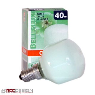 1 x Osram Tropfen Soft Jade 40W E14 Matt Glühbirne Glühlampe 40 Watt