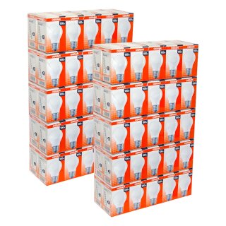 100 x Osram Glühbirne 100W E27 MATT 100 Watt Glühlampe...