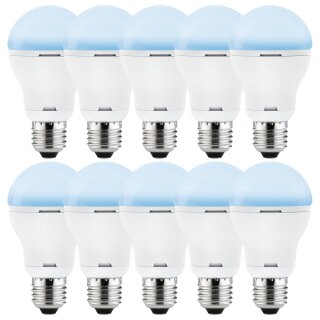 10 x Paulmann LED Special AGL 7W E27 230V A60 Ice Blue