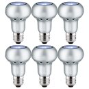 6 x Paulmann LED Reflektor R63 5W E27 230V Schwarzlicht