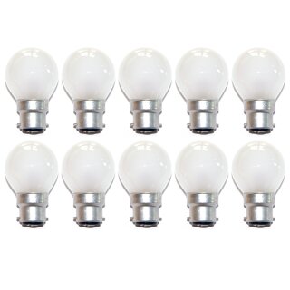10 x Tropfen Kugel Glühbirne B22 B22d 60W 60 Watt MATT Glübirnen Glühlampe Glühlampen
