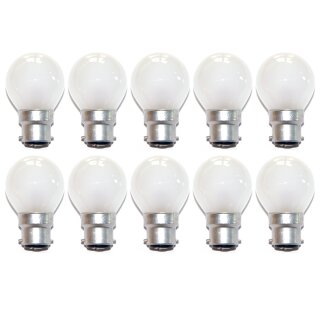 10 x Tropfen Kugel Glühbirne B22 B22d 60W 60 Watt MATT Glübirnen Glühlampe Glühlampen