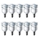 10 x Philips Tornado Spirale 8W = 45W E14 505lm warmweiß
